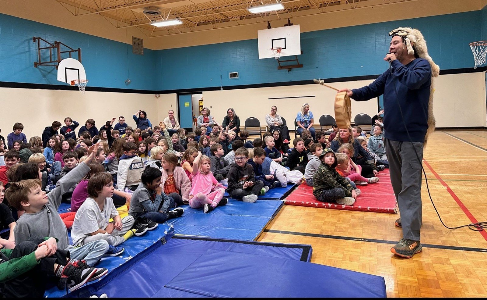 Secwepemc Storyteller Entertains Horse Lake Students - Horse Lake ...